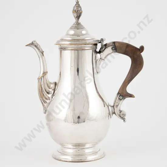 C19th Sheffield Plate Coffee Pot