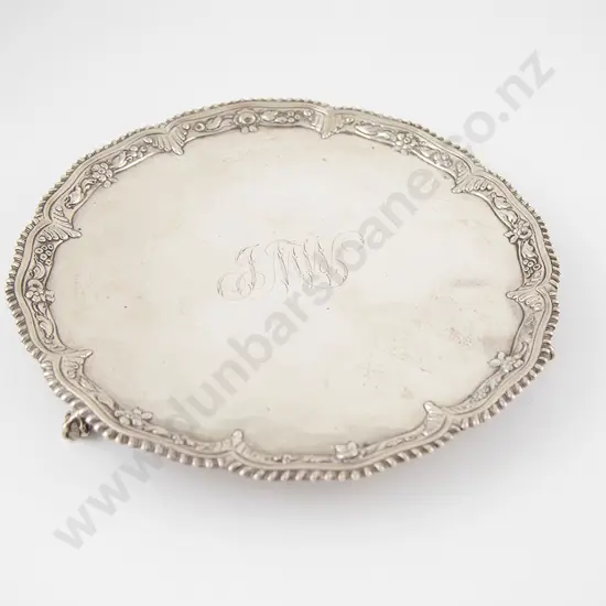 Victorian S/S Circular Salver