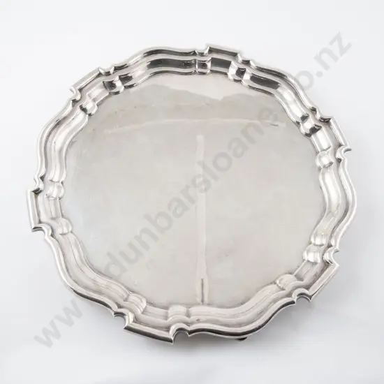 Geo III Style S/P Salver by Mappin & Webb