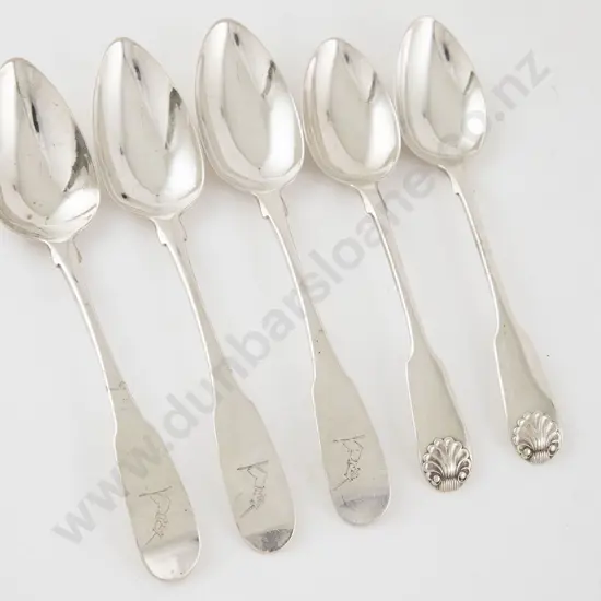 Three Geo V Irish S/S Teaspoons