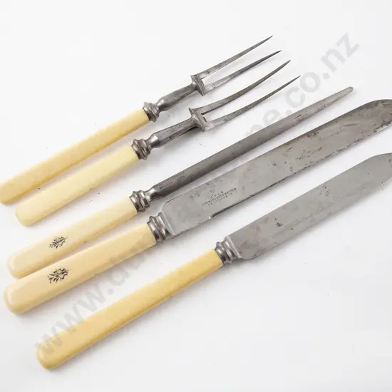 Bone Handled Table & Butter Knives (25)