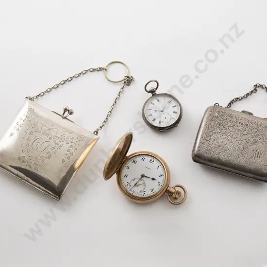 Two Antique S/S Purses