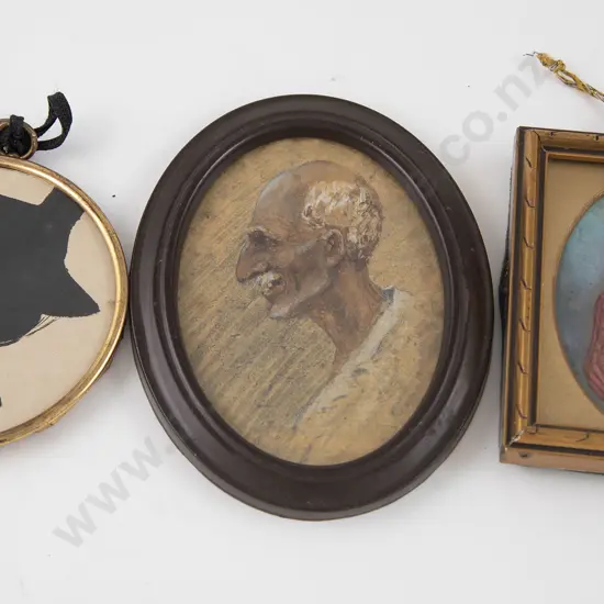 Miniature Portrait Of An Elizabethan Lady