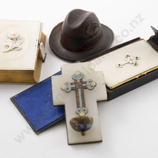 Small C19th French Ivory Bound Religious Book