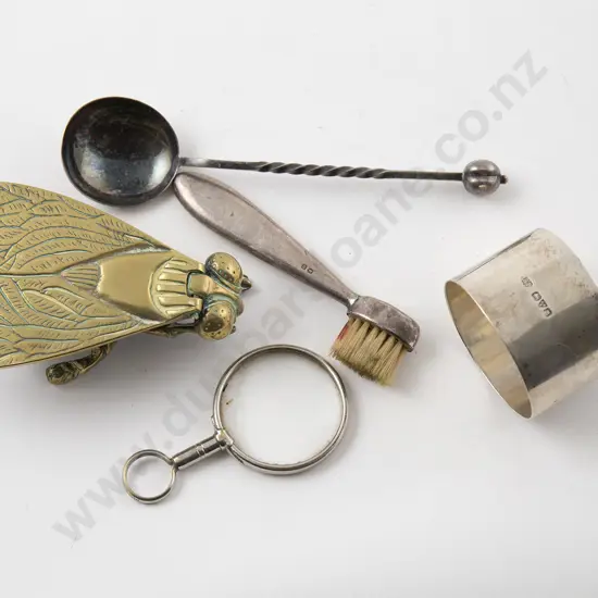 S/S Napking Ring & Small S/S Handled Brush