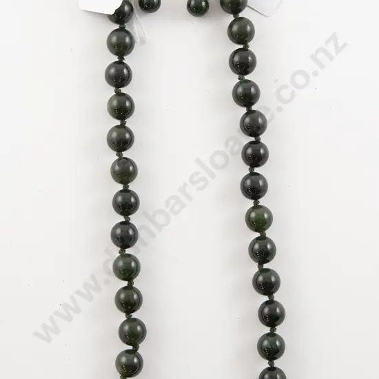 Greenstone Bead Necklace