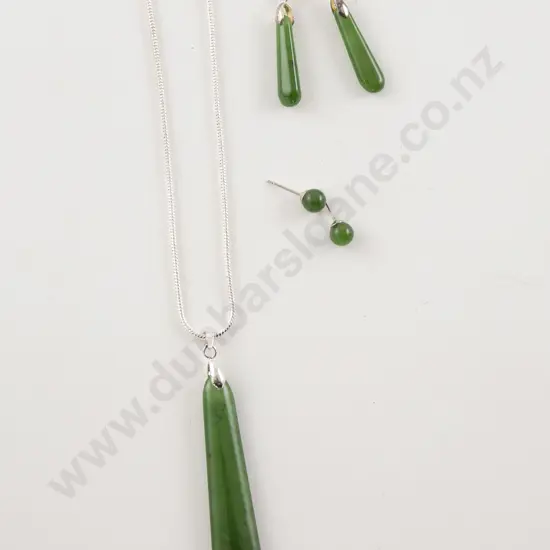 Greenstone Drop Pendant