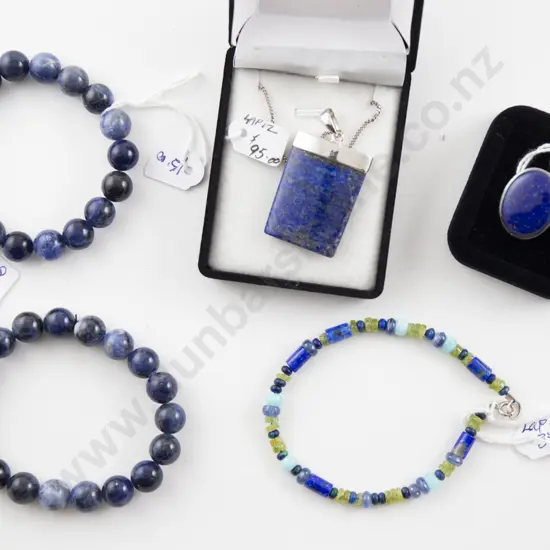 S/S Mounted Lapis Lazuli Ring