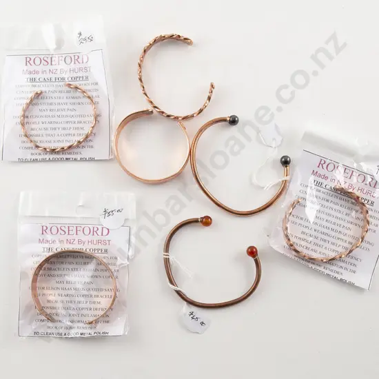 As New Copper Bracelets