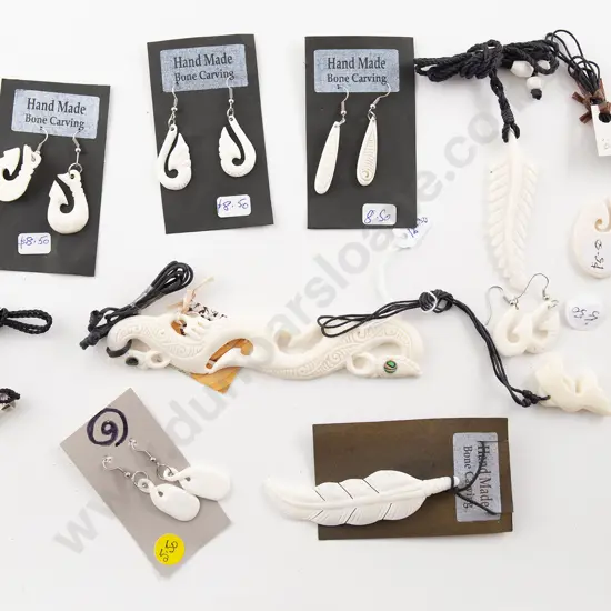 NZ Carved Bone Jewellery
