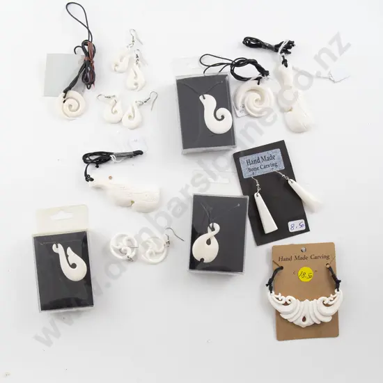 NZ Carved Bone Jewellery