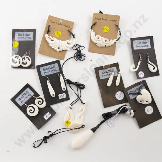 NZ Carved Bone Jewellery