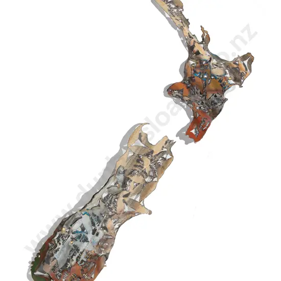 Jeff Thomson - Map of Aotearoa/ New Zealand