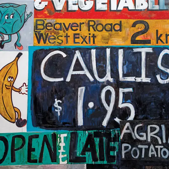 Dick Frizzell - Fresh Vegetables