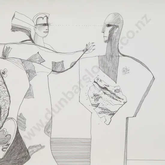 Pat Hanly (1932-2004) - Bride and Groom Again