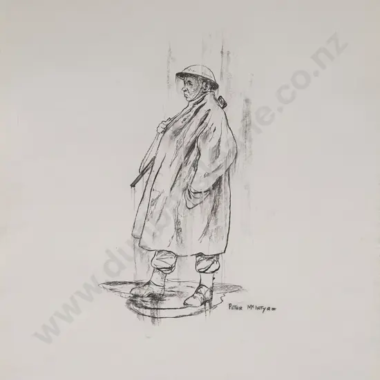 Peter McIntyre - 'Rain and thoughts of home'