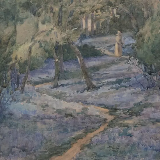 Margaret Stoddart - Gathering Bluebells
