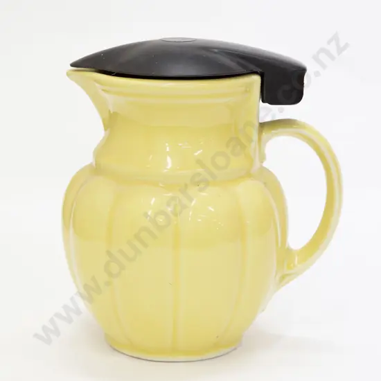 NZ Made Yellow Glazed Hot Water Jug