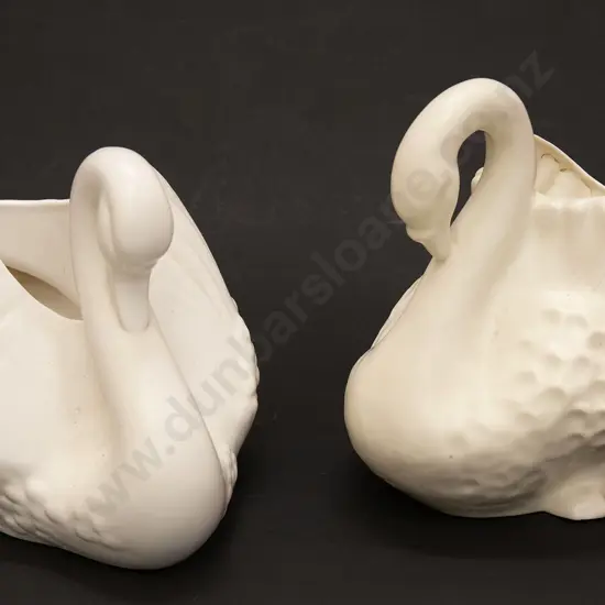 Crown Lynn Swan together with Similar Example (both a/f)