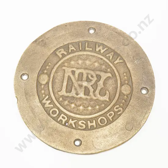 Metal NZ Railway Workshop Plaque