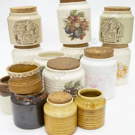 Quantity of NZ Ceramic and Pottery Canisters
