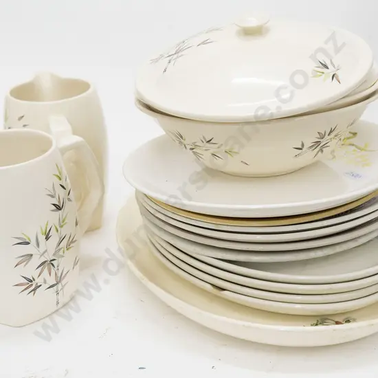 Quantity of Mostly Crown Lynn Dinnerware