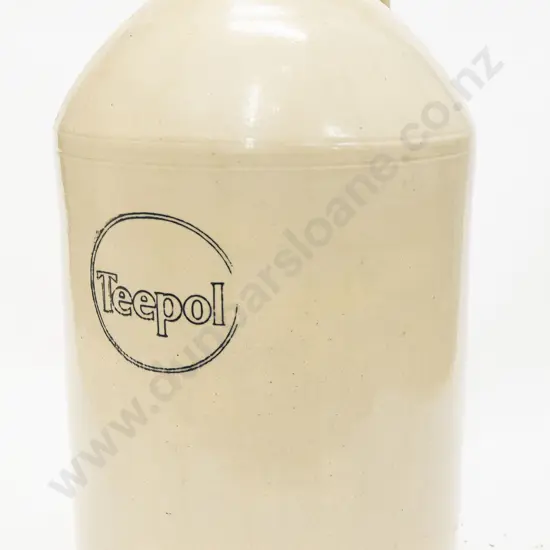 Large Stoneware Crock (chip to lid)