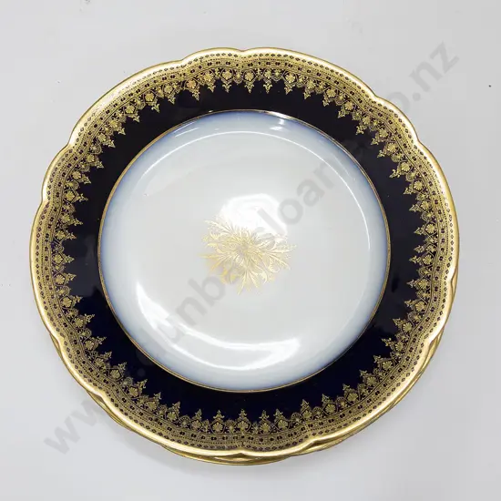 Three Limoges Dessert Plates