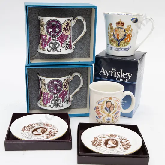 Five Pieces Royal Commemorative China