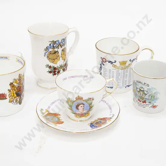Five Royal Commemorative Pieces
