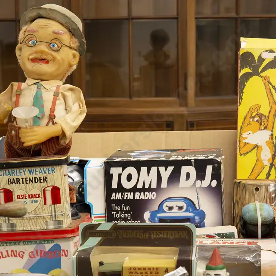 Various Vintage Toys with Boxes