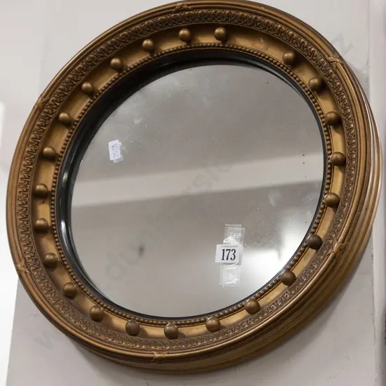 Regency Style Circular Mirror