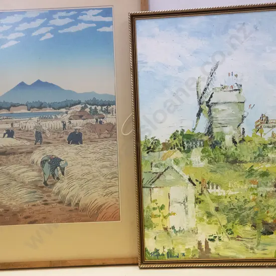 Ten Assorted Original Art Works etc