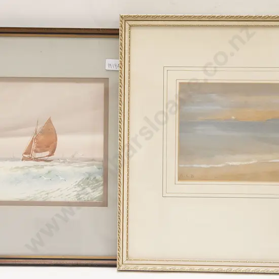 Two Original Watercolour Seascapes