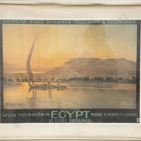 1997 Egyptian State Railways Print