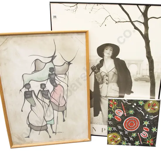 Three Various Framed Works