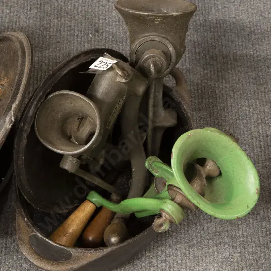 Colonial Cast Iron Cooking Pot and Mincers