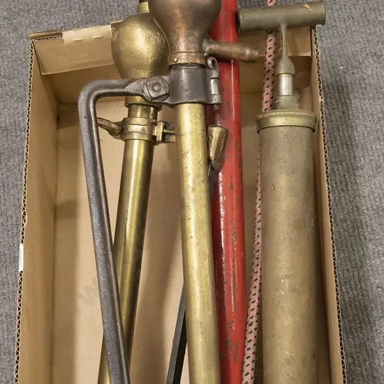 Three Pumps and Grease Gun