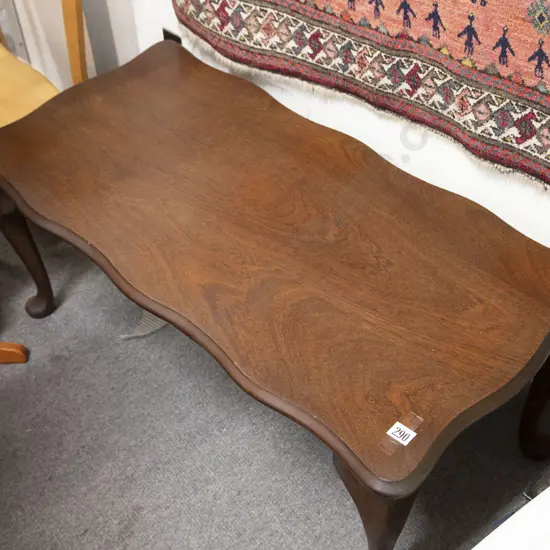 Scallop Edge Coffee Table