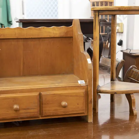 Occasional Bookshelf and Side Table