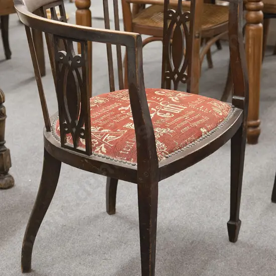 Early C20th Beech Tub Chair
