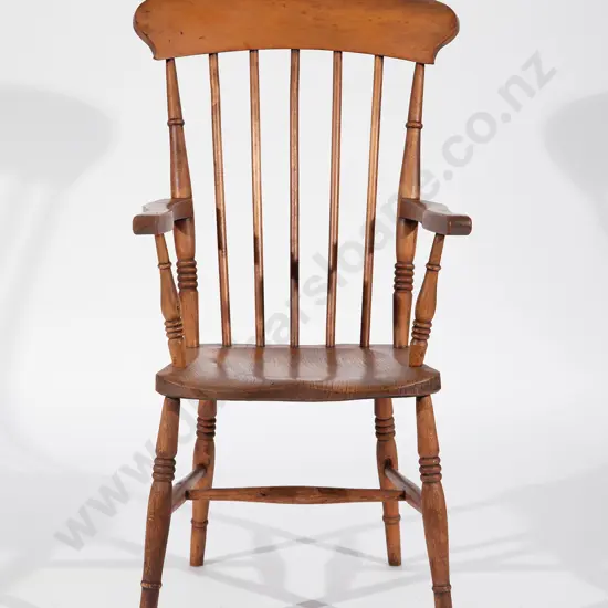 Victorian Elm and Deal Country Kitchen Stick Back Chair