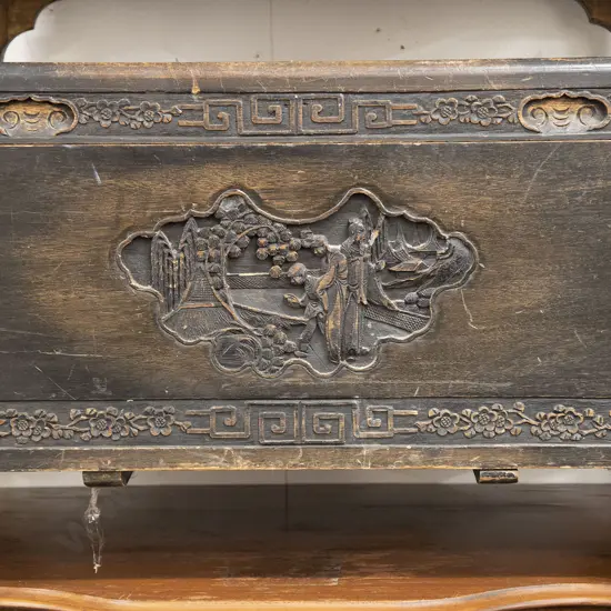 Ebonised Camphor Chest (a/f)