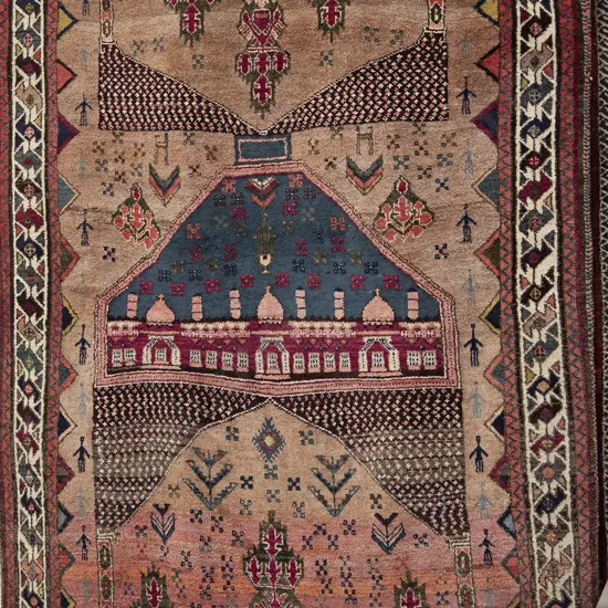 Vintage Persian Picture Rug