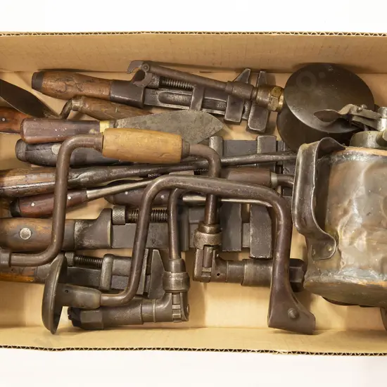 Collection Wooden Handles Screwdrivers and assorted