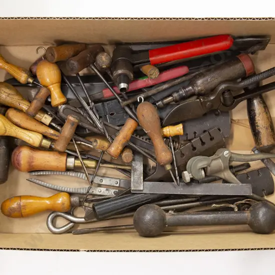 Collection Wooden Handled Hand Tools