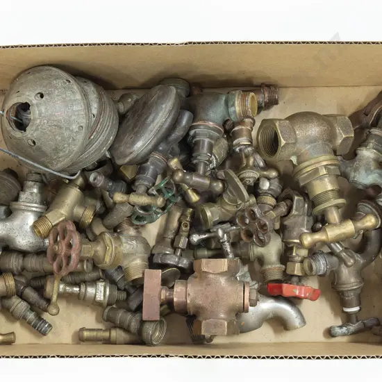 Qty Mainly Brass Taps and Fittings