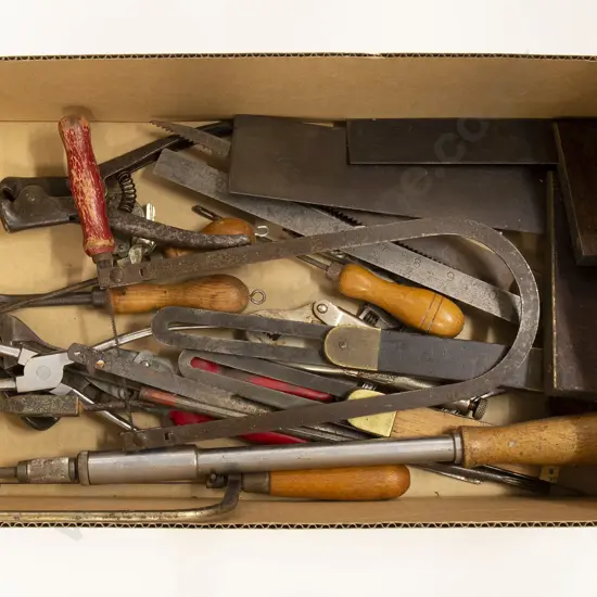 Assorted Wooden Handle and Metal Hand Tools