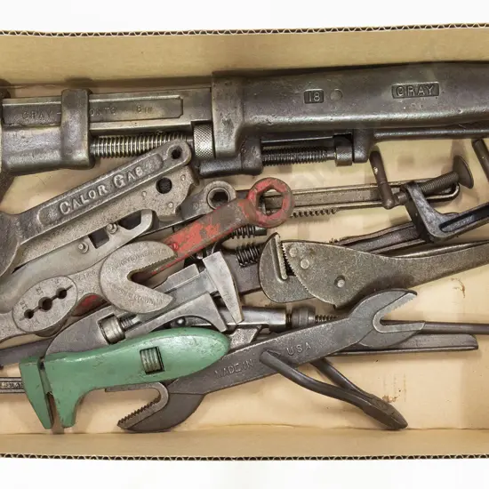 Gray 18in Wrench and assorted