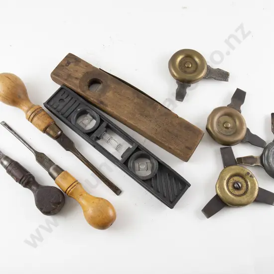 Four Vintage Wolsley Brass & Steel Shearers Screwdrivers